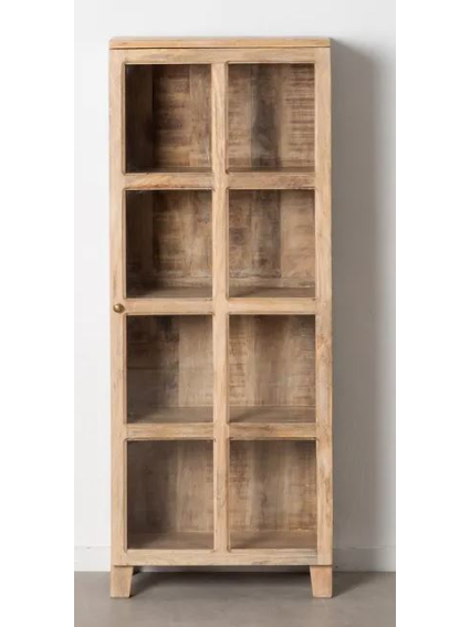 Vitrina CAEN rozada 120X40X194 cms