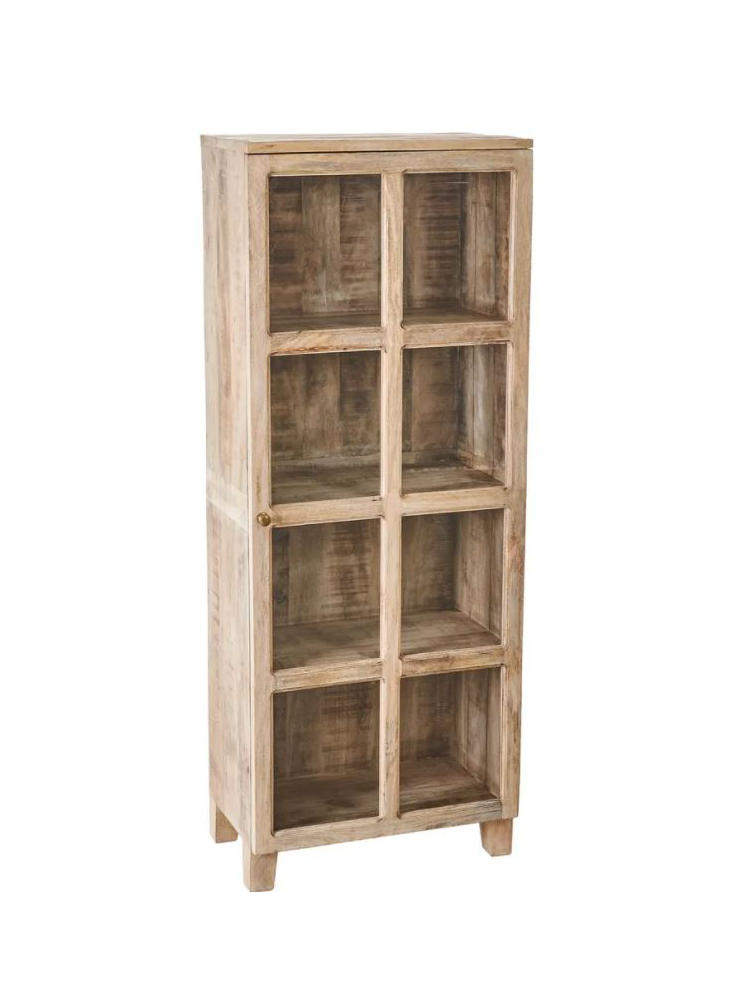 Vitrina CAEN rozada 120X40X194 cms