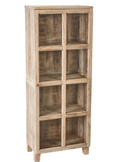 Vitrina CAEN rozada 120X40X194 cms