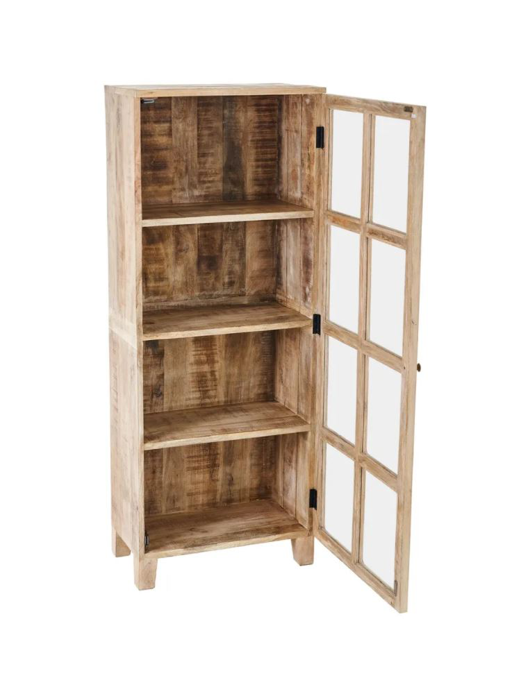 Vitrina CAEN rozada 120X40X194 cms