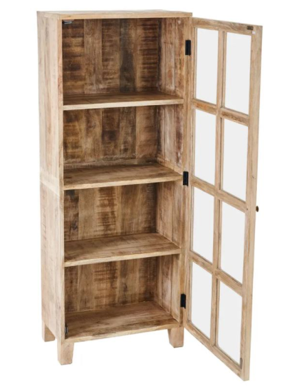 Vitrina CAEN rozada 120X40X194 cms