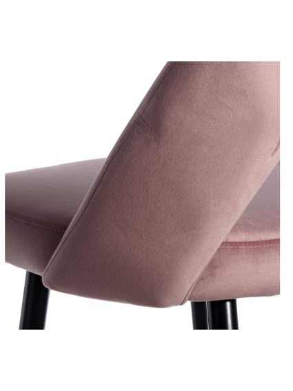 Taburete terciopelo IRINA  Café 75cms