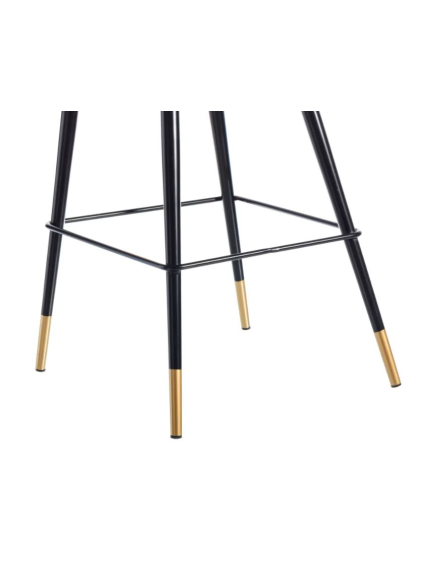 Taburete terciopelo IRINA  Café 75cms