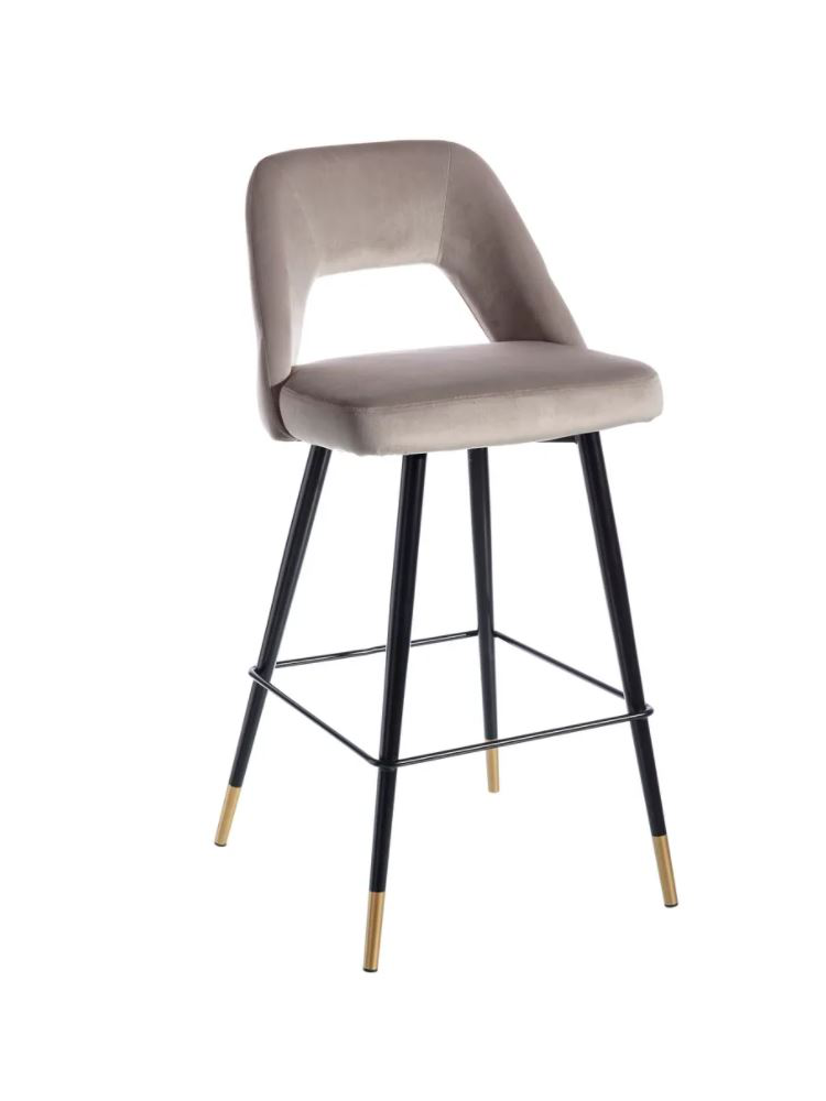 Taburete terciopelo IRINA verde 75cms Taburete terciopelo IRINA verde 75cms