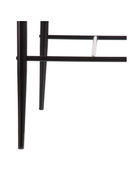 Taburete terciopelo EDITH  topo 75 cms