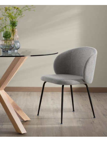 Silla CARYN gris claro