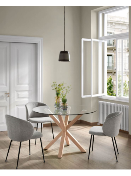 Silla CARYN gris claro