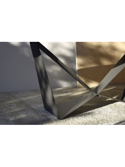 Mesa comedor VERRE 230x110x75cms  cerámico negro