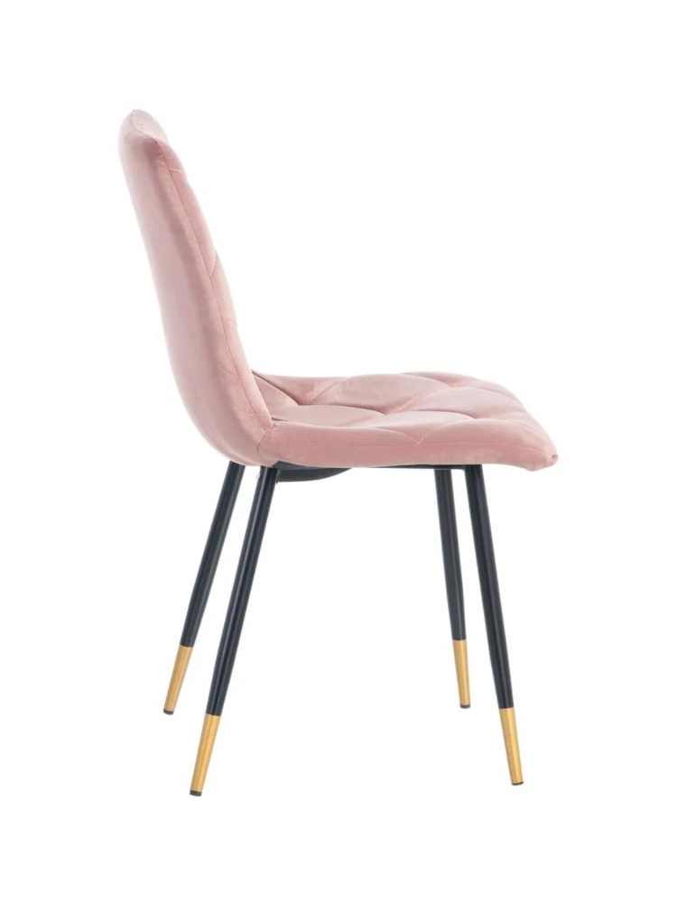 Silla SILVINA terciopelo azul