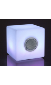Lámpara led cubo SPEAKER 20X20cms