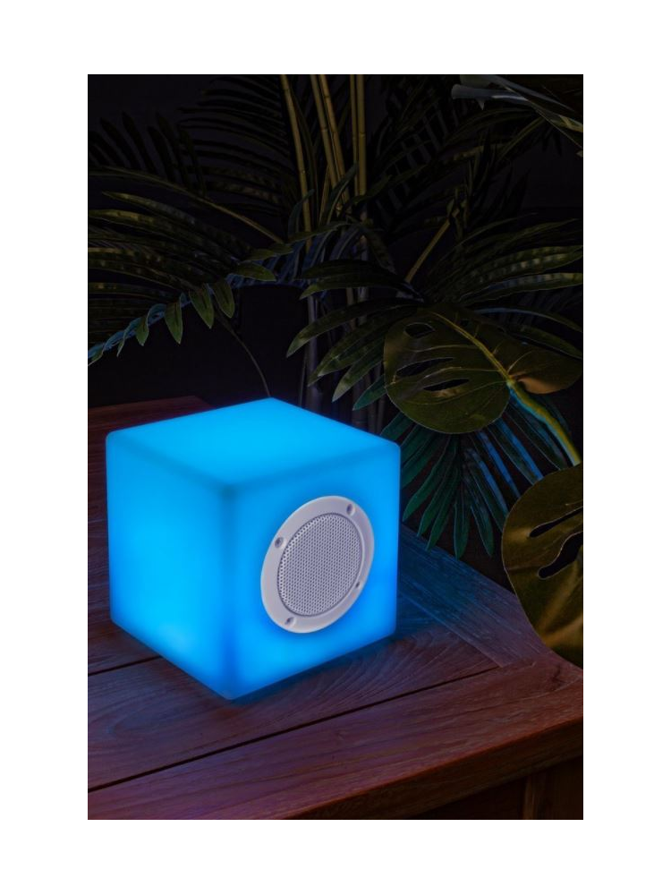 Lámpara led cubo SPEAKER 15X15cms