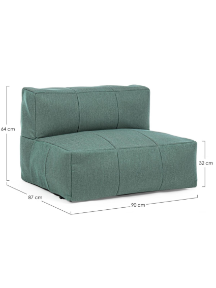 Sillón SPARROW jade 90x87x64 cms