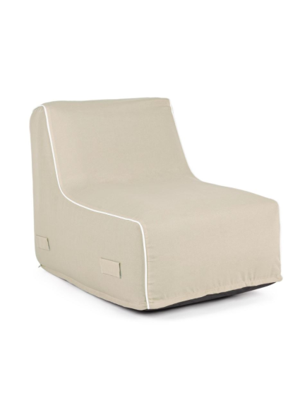 Sillón hinchable RIHANNA beige 90x60x70 cms