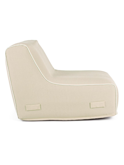 Sillón hinchable RIHANNA beige 90x60x70 cms