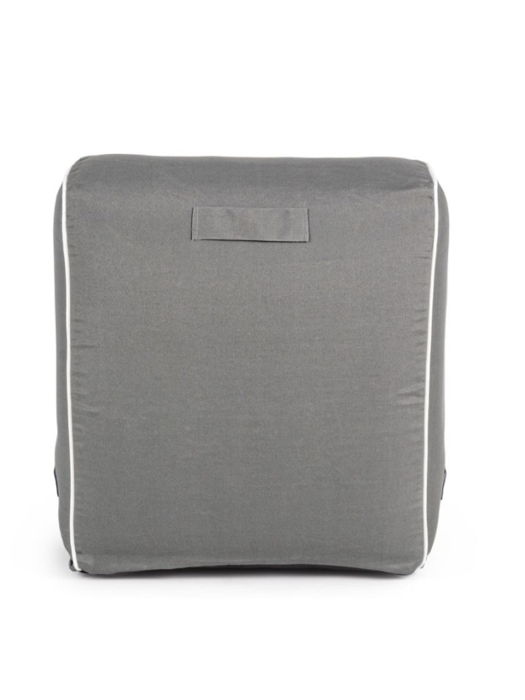 Sillón hinchable RIHANNA gris 90x60x70 cms