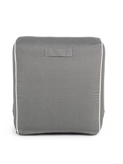 Sillón hinchable RIHANNA gris 90x60x70 cms