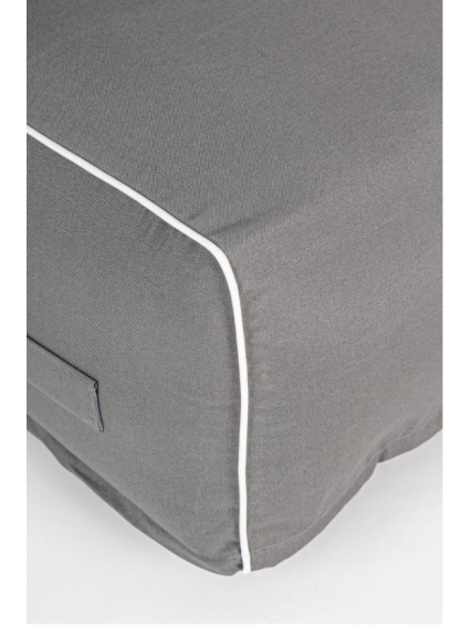 Sillón hinchable RIHANNA gris 90x60x70 cms