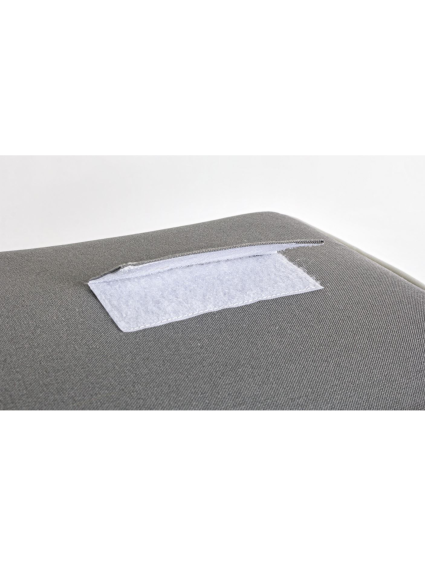 Sillón hinchable RIHANNA gris 90x60x70 cms