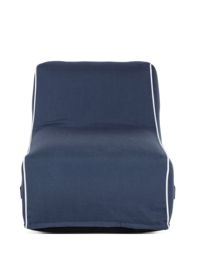 Sillón hinchable RIHANNA azul 90x60x70 cms