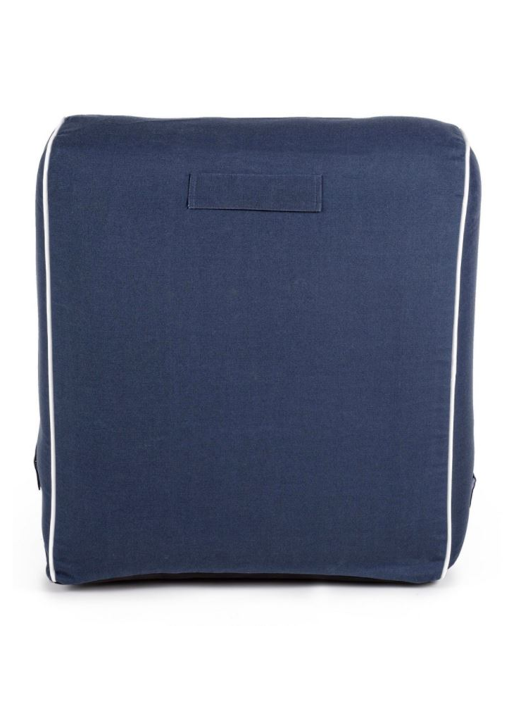 Sillón hinchable RIHANNA azul 90x60x70 cms