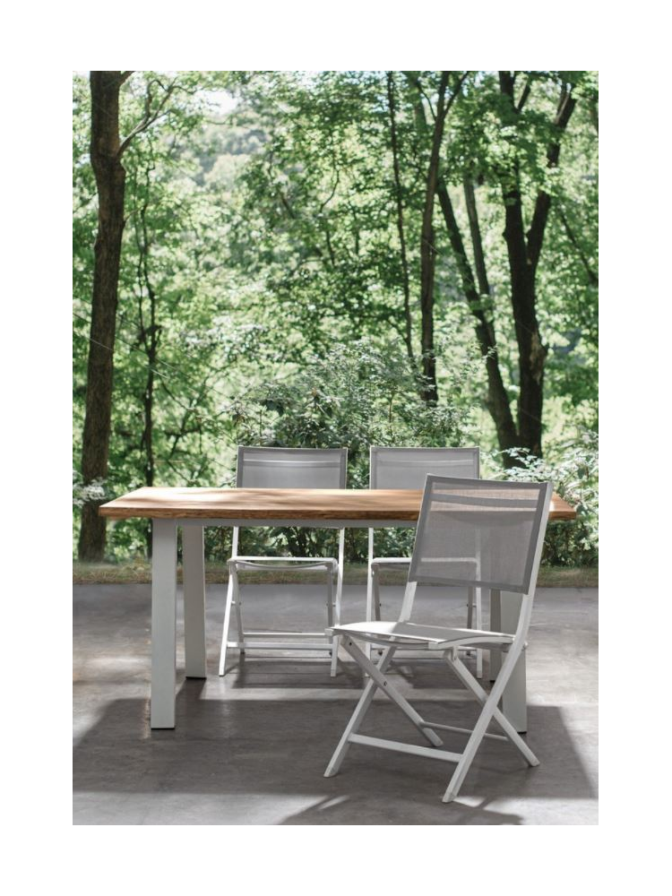 Mesa ODENSE BL 160X90 cms para exterior