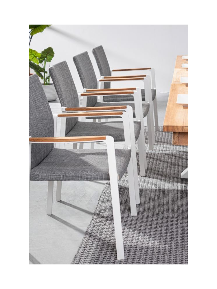 Silla JALISCO nat/bl para exterior
