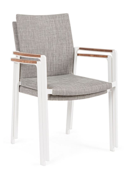 Silla JALISCO nat/bl para exterior