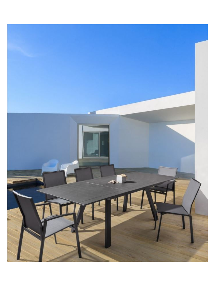 Silla CRUISE antracita para exterior