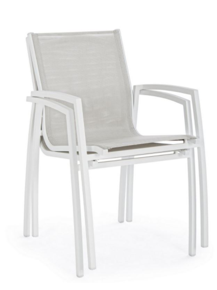 Silla HILLA bl para exterior