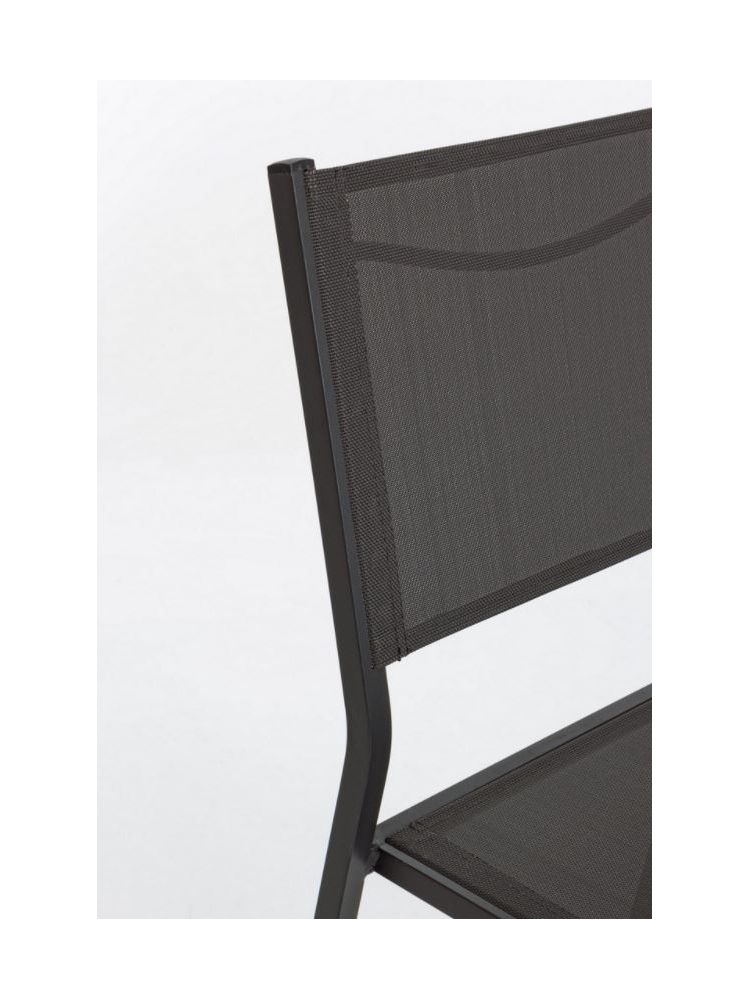 Silla HILDE antracita para exterior