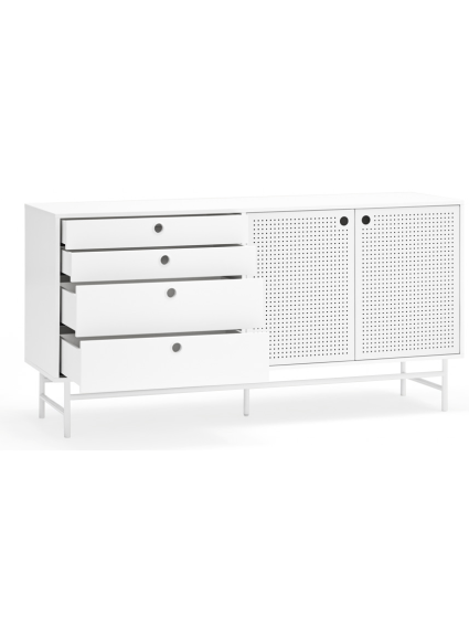Aparador PUNTO 150x47x77 cms blanco