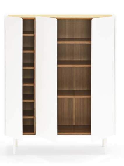 Auxiliar botellero  VIDAR 95x40x120cms blanco