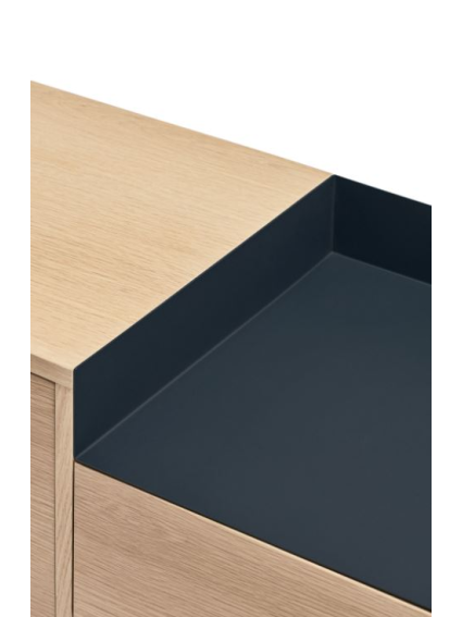 Aparador ODIN 200x45x78 cms Roble/Gris