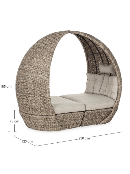 Conjunto 2 sillones SAMUI jardín