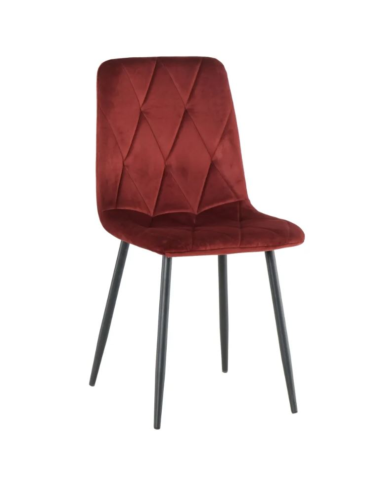 Silla MARTHA terciopelo vino Silla MARTHA terciopelo vino
