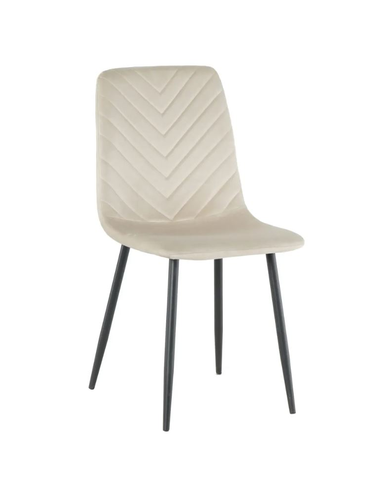 Silla BECK terciopelo beige