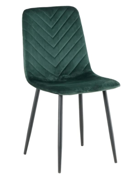 Silla BECK terciopelo verde