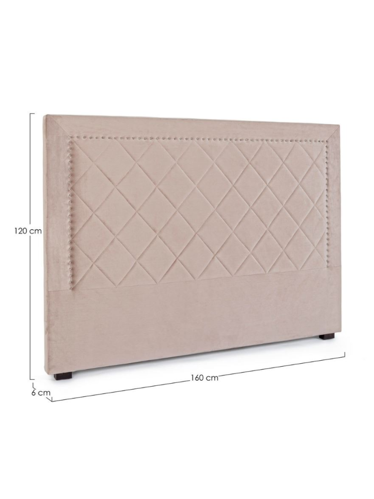 Cabecero 160x120 gris claro