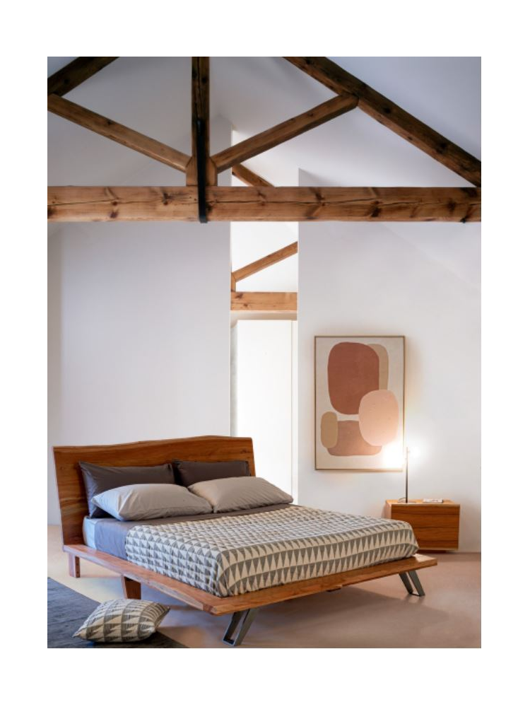 Cama 160x200 TREES madera de acacia