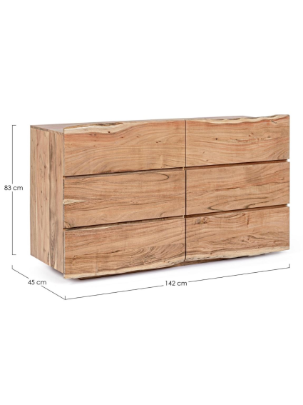 Cajonera 142x45x83 TREES 6 cajones