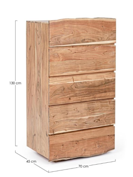 Sinfonier 70x45x130 cms TREES 5 cajones