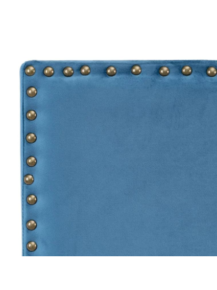 Cabecero 160x6x60 cms tejido azul