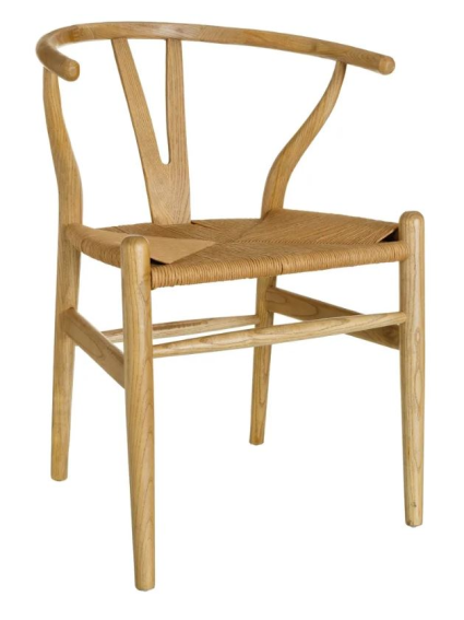 Silla 56X48X78 cms natural madera olmo