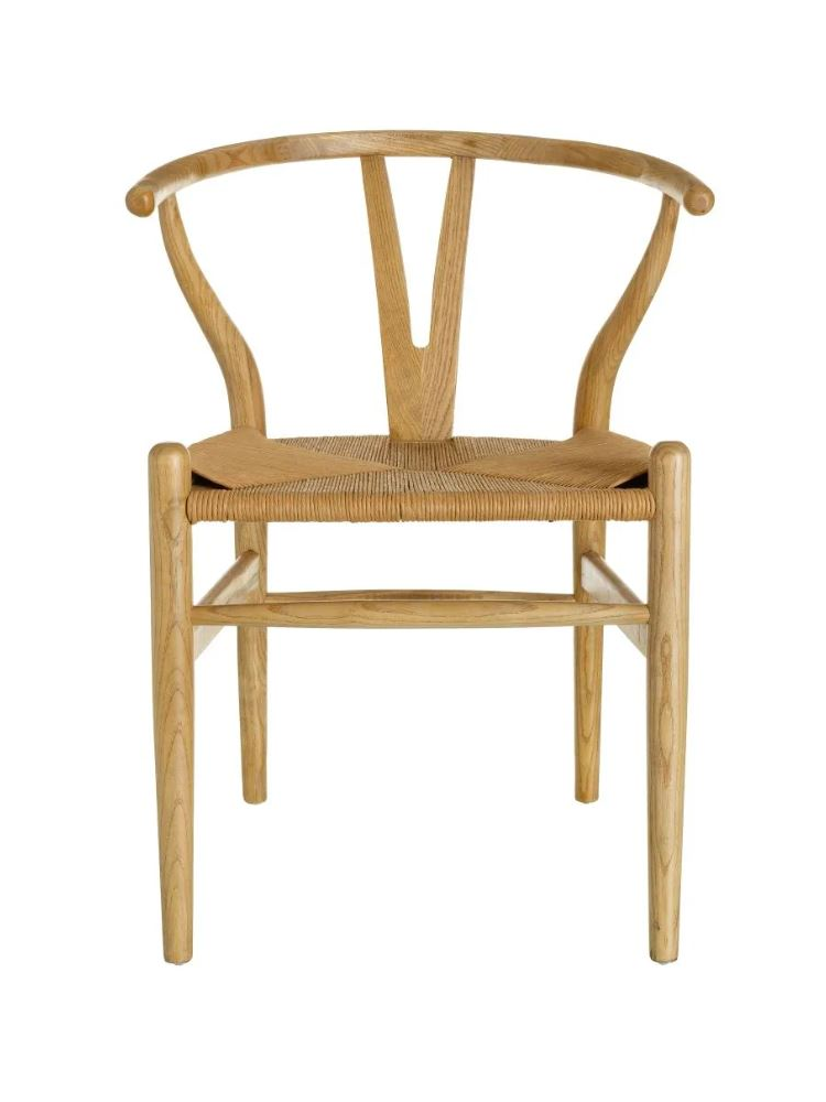 Silla 56X48X78 cms natural madera olmo