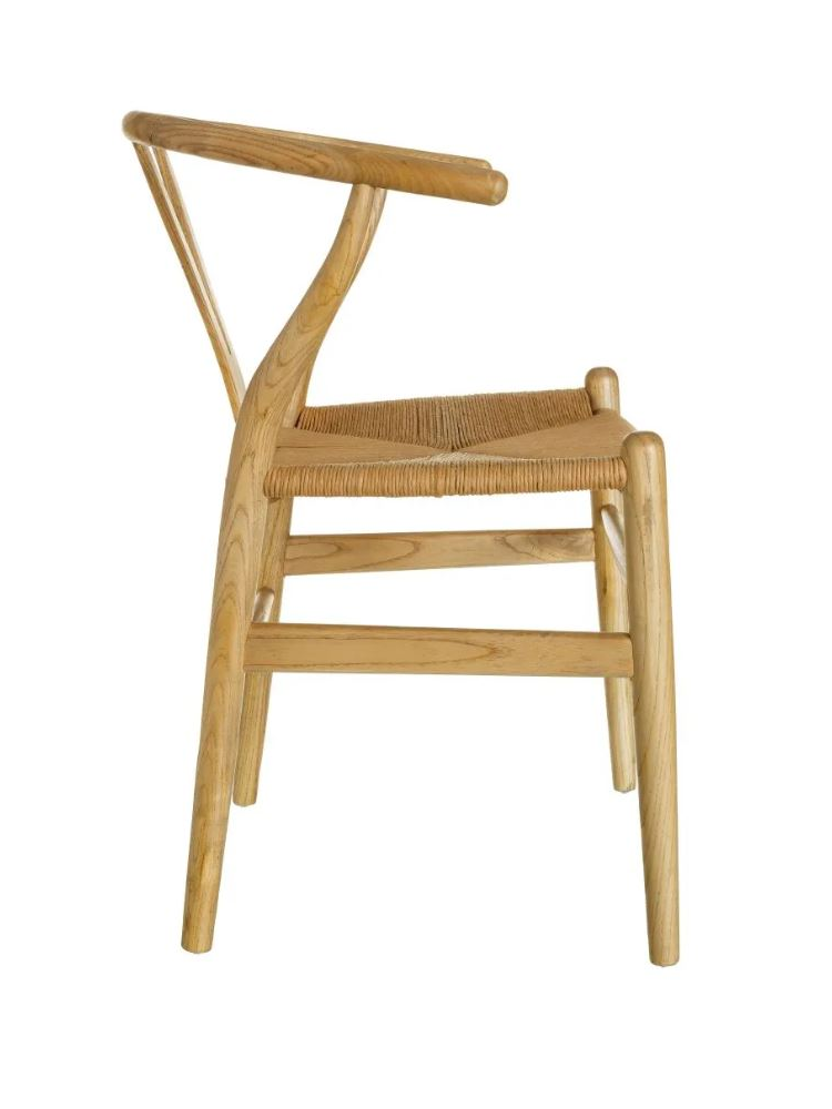 Silla 56X48X78 cms natural madera olmo