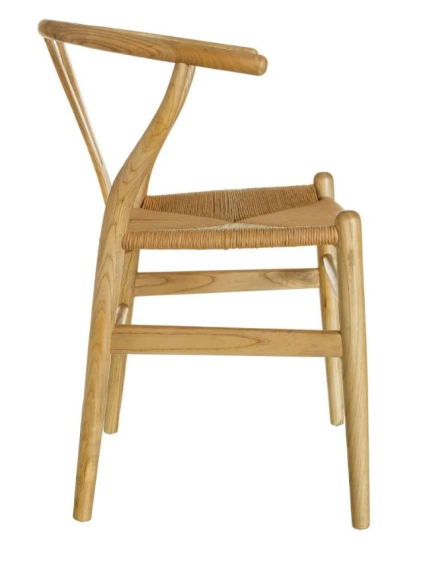 Silla 56X48X78 cms natural madera olmo