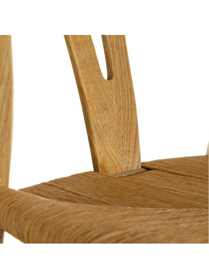 Silla 56X48X78 cms natural madera olmo