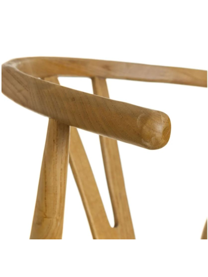 Silla 56X48X78 cms natural madera olmo