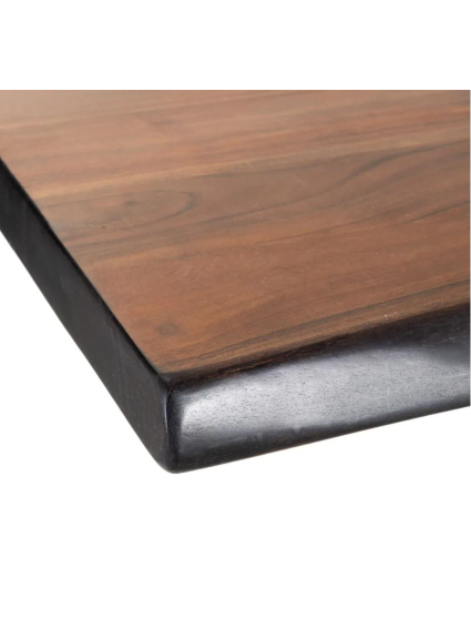 Mesa de comedor 300x94x78 cms marrón negro