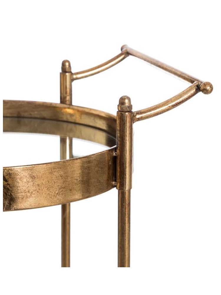 Camarera circular RONDE  70cms dorado